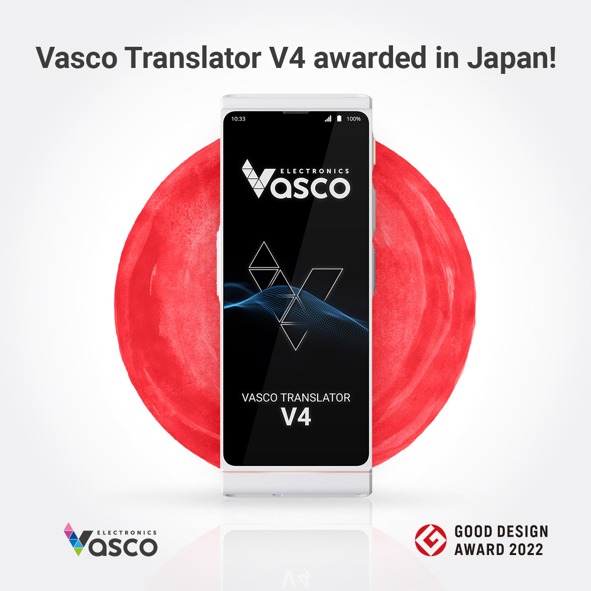 Vasco V4 s cenou Good Designs Award