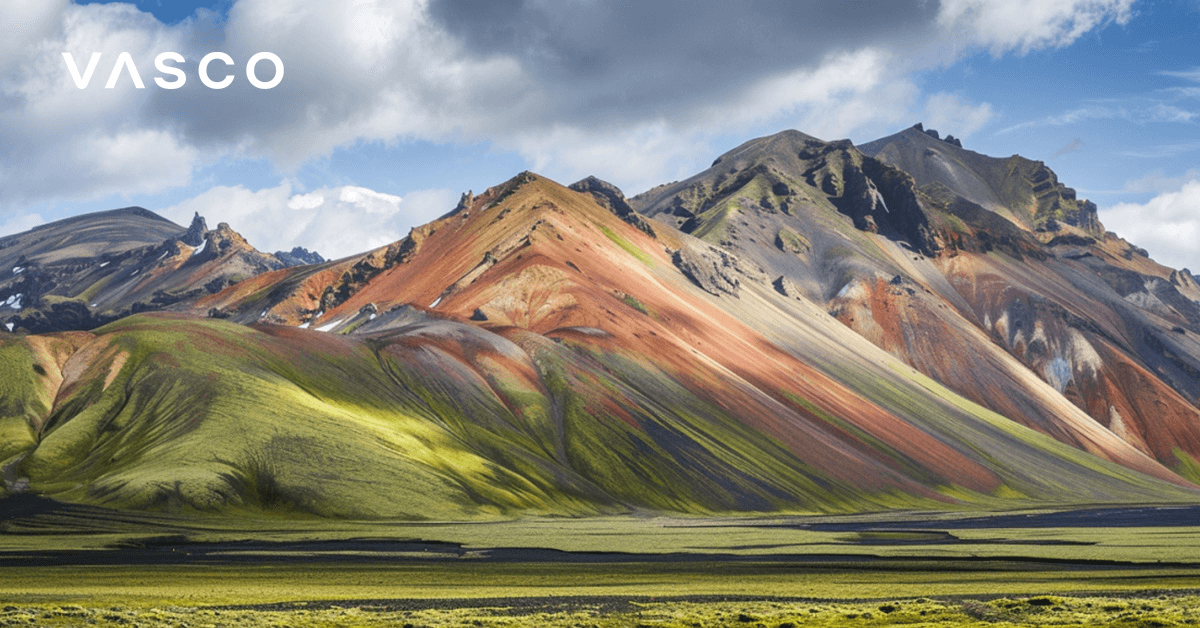 Malebné hory na Islande.